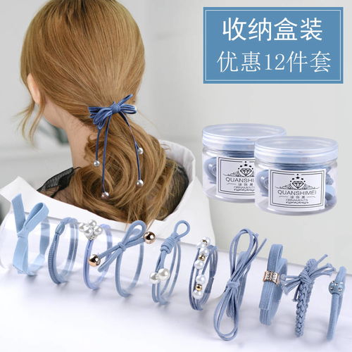 發圈新風尚 當小豬頭繩邂逅橡皮筋，韓式簡約引領小清新美學